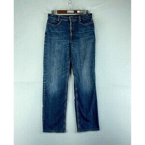 Cambio Womens Jeans Blue Size 30x30 Mid Rise Straight Denim Medium Wash